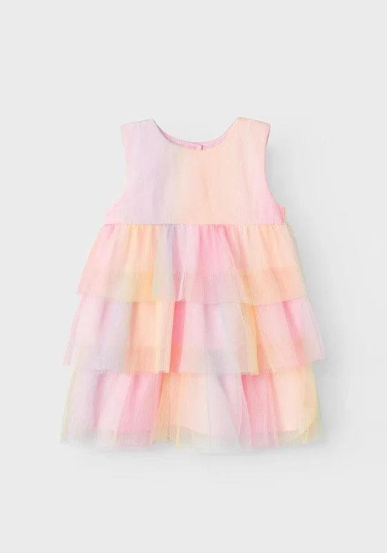 Name It Mini Girl Spencer Tulle Dress, Cashmere Rose