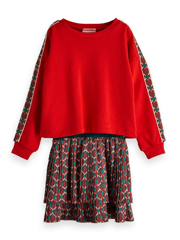 Scotch & Soda Allover Printed 2 in 1 Dress