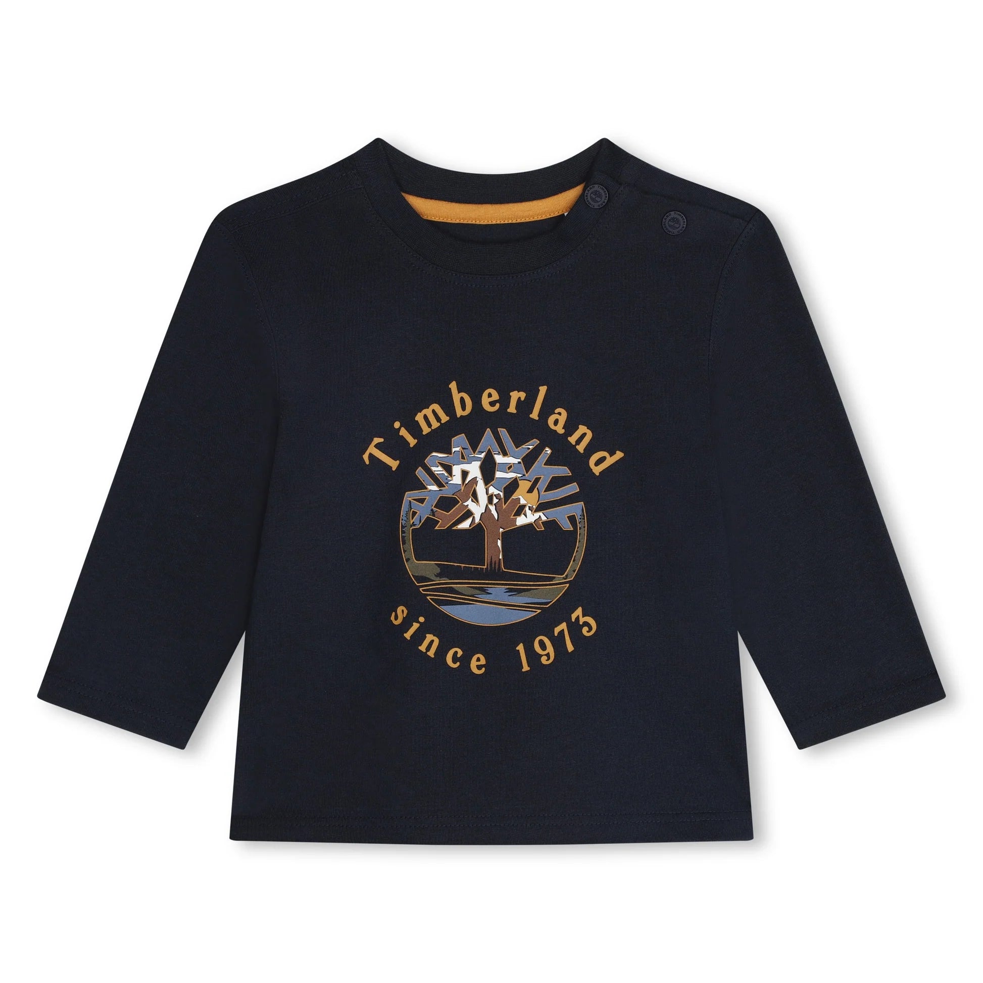 Timberland Navy LS T Shirt